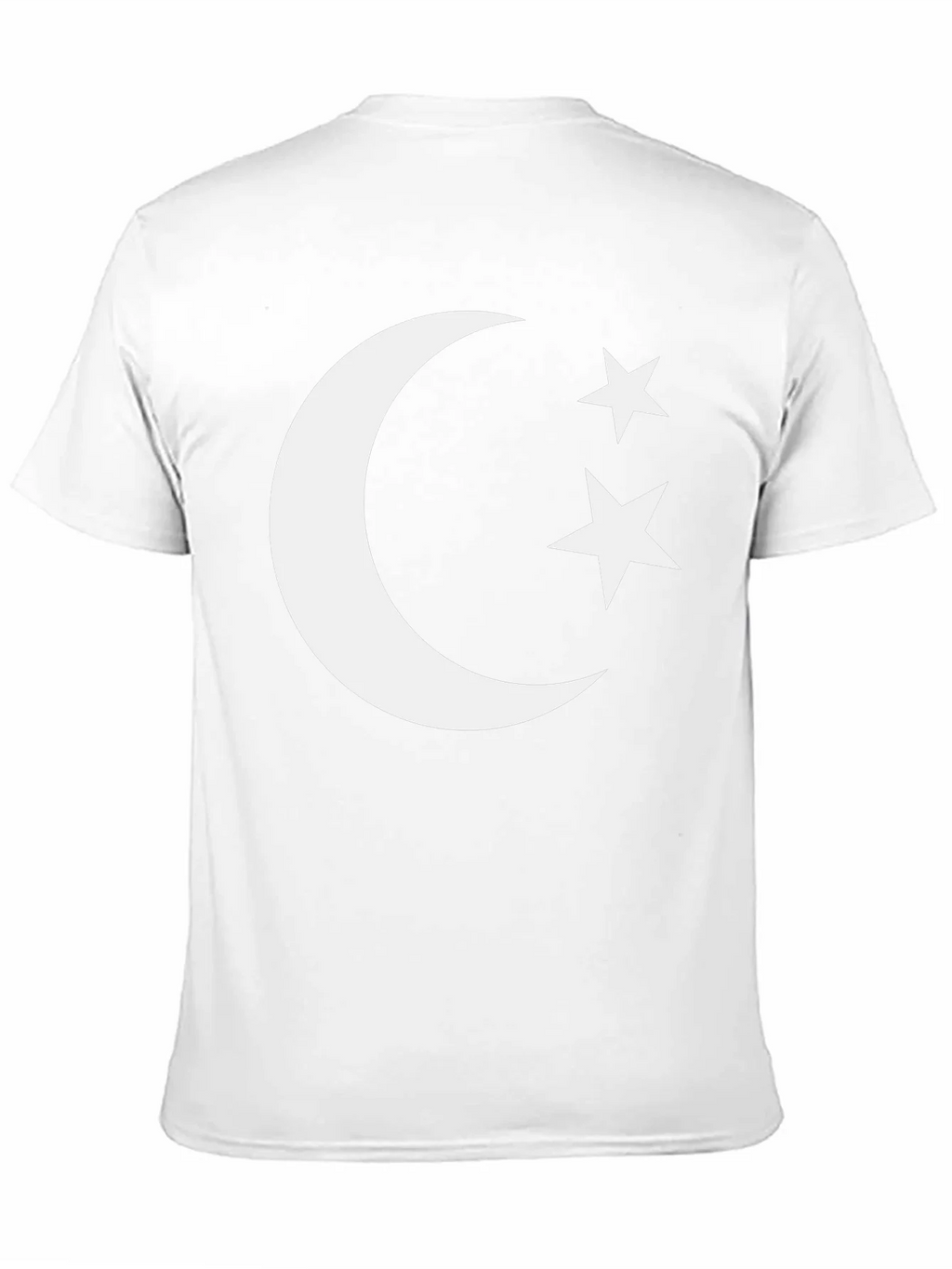 Crescent Moon & Stars Graphic Tee - Black