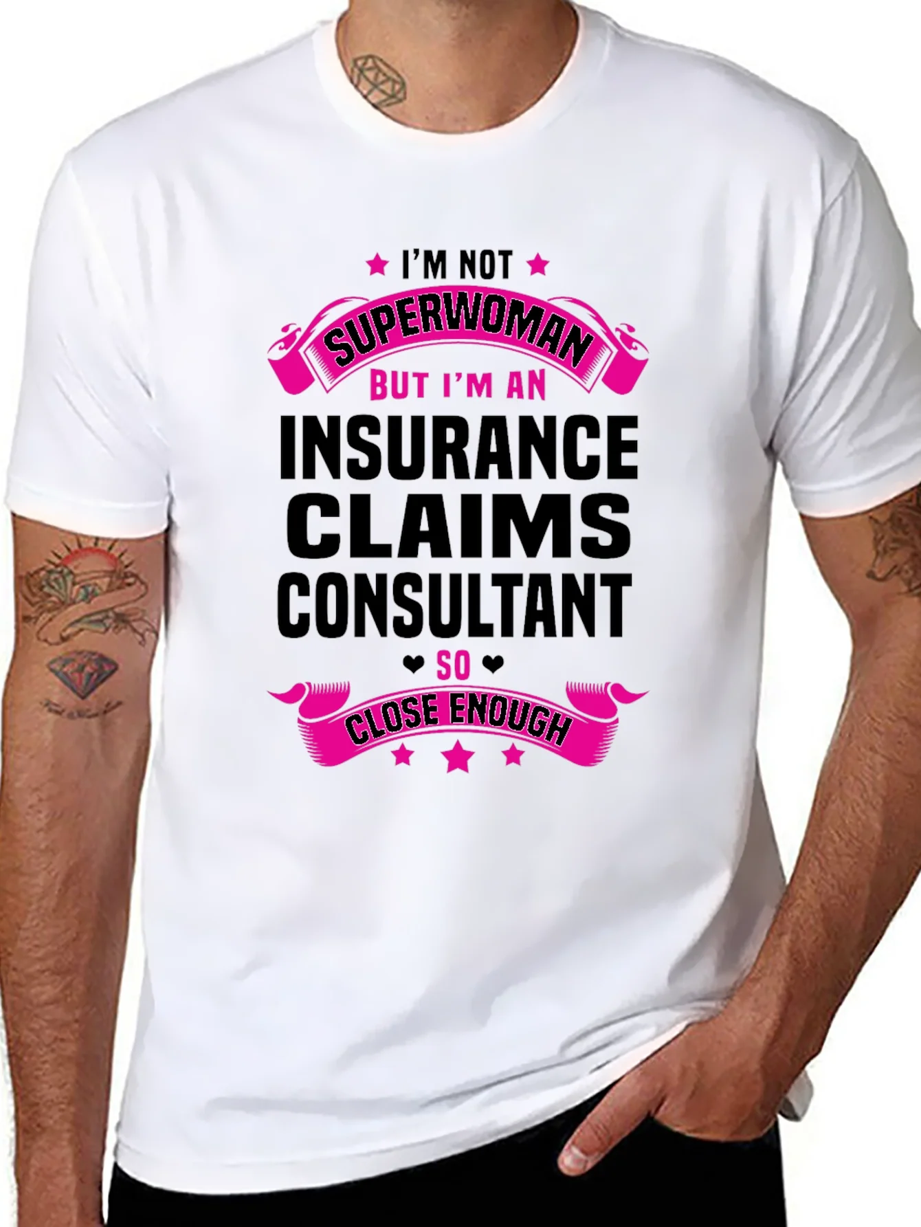 Insurance Claims Consultant T-Shirt - Superwoman Inspired