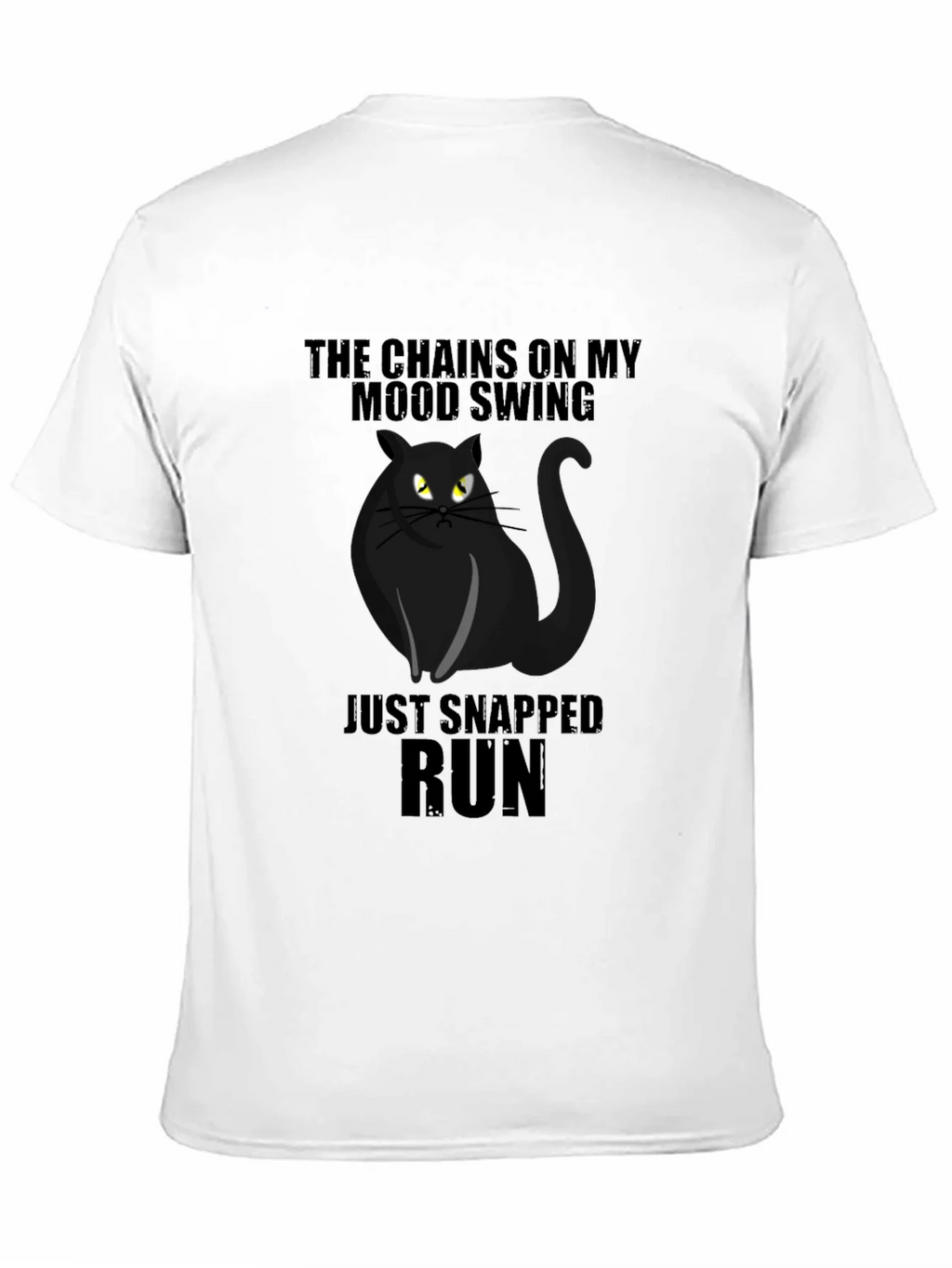 Mood Swing Cat Graphic T-Shirt