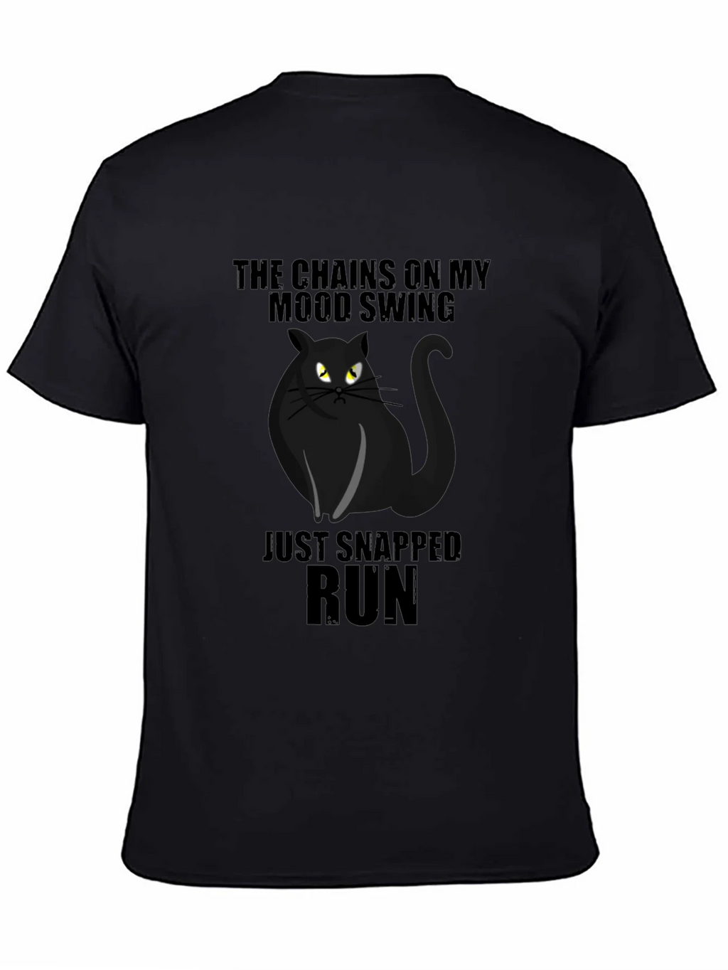 Mood Swing Cat Graphic T-Shirt