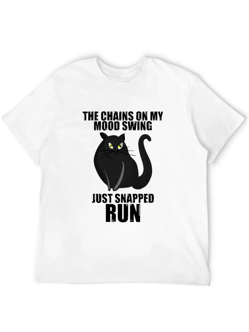 Mood Swing Cat Graphic T-Shirt