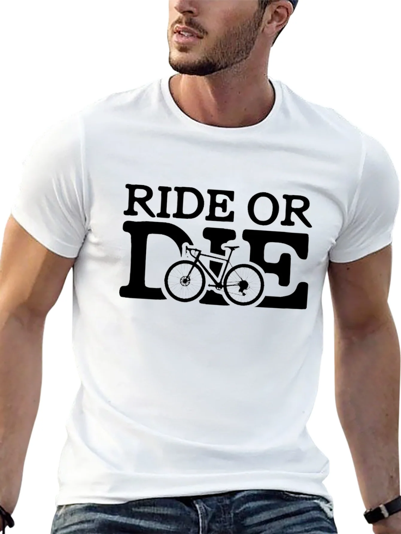 Ride or Die Bicycle Graphic T-Shirt