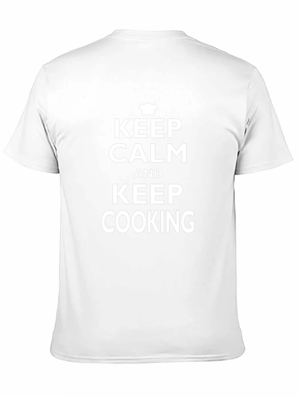 Keep Calm and Keep Cooking Black T-Shirt