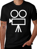 Classic Movie Camera Graphic T-Shirt