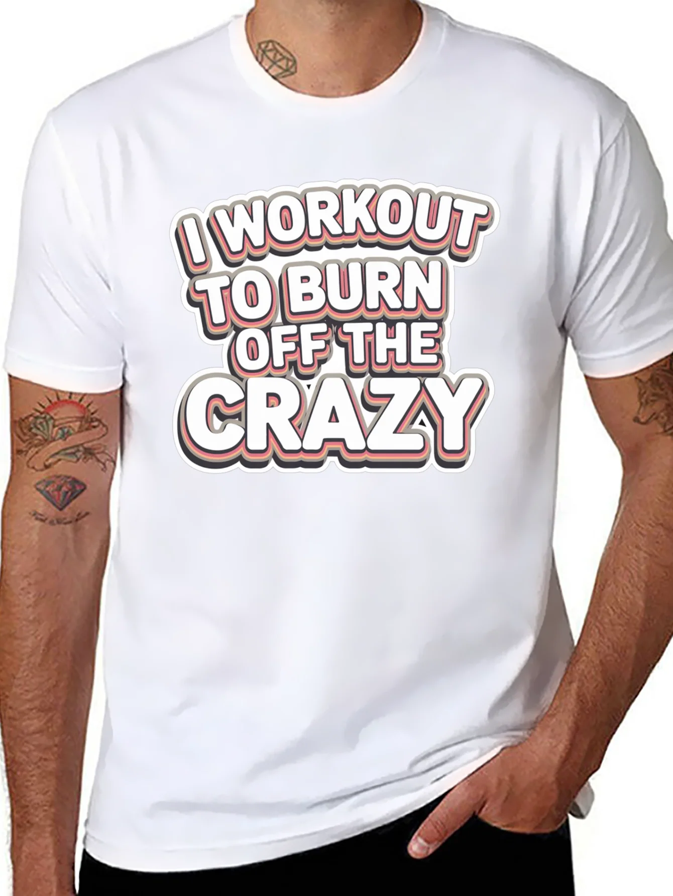 Workout to Burn Off Crazy T-Shirt