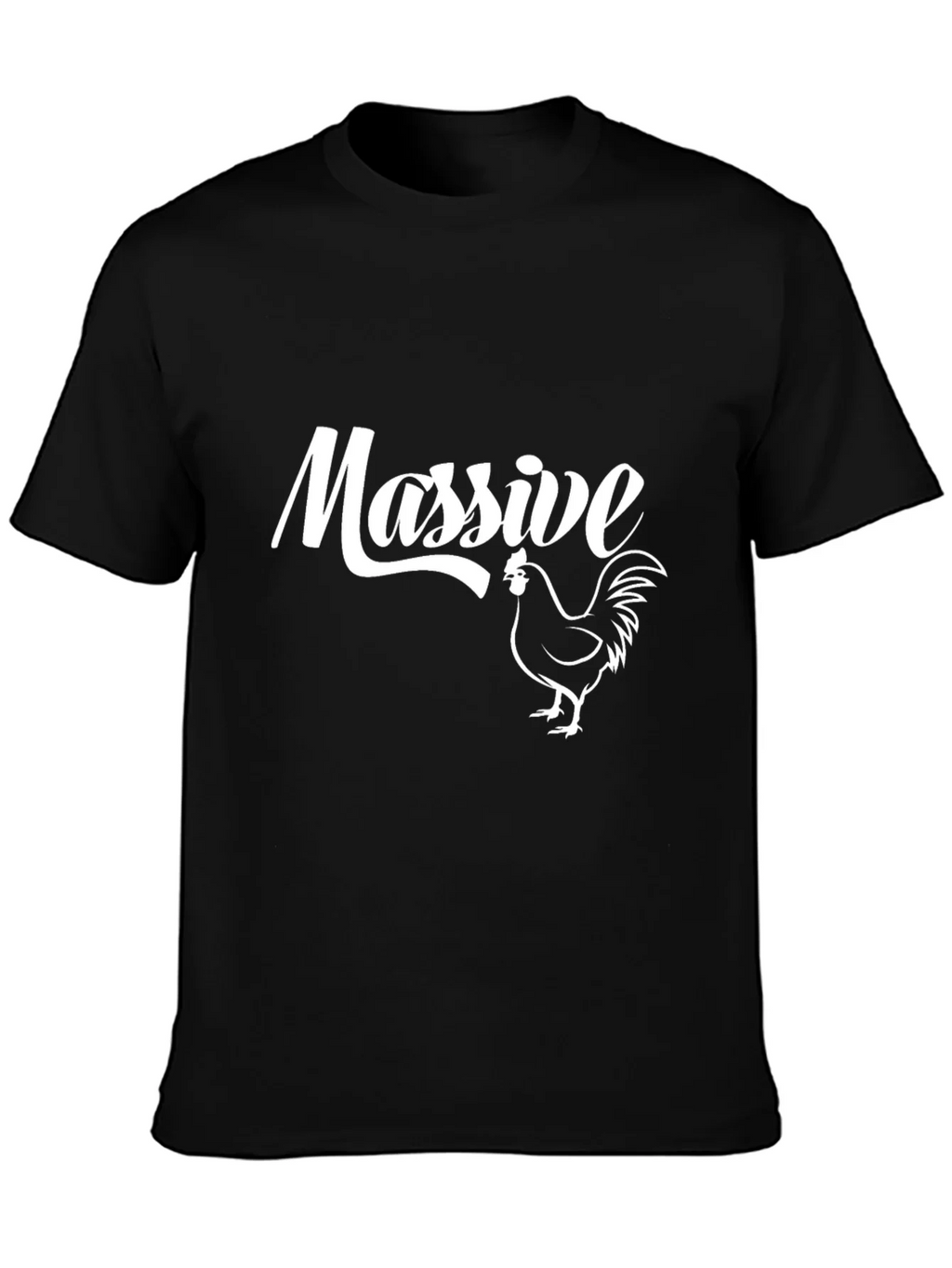 Massive Chicken Graphic T-Shirt - Casual Style