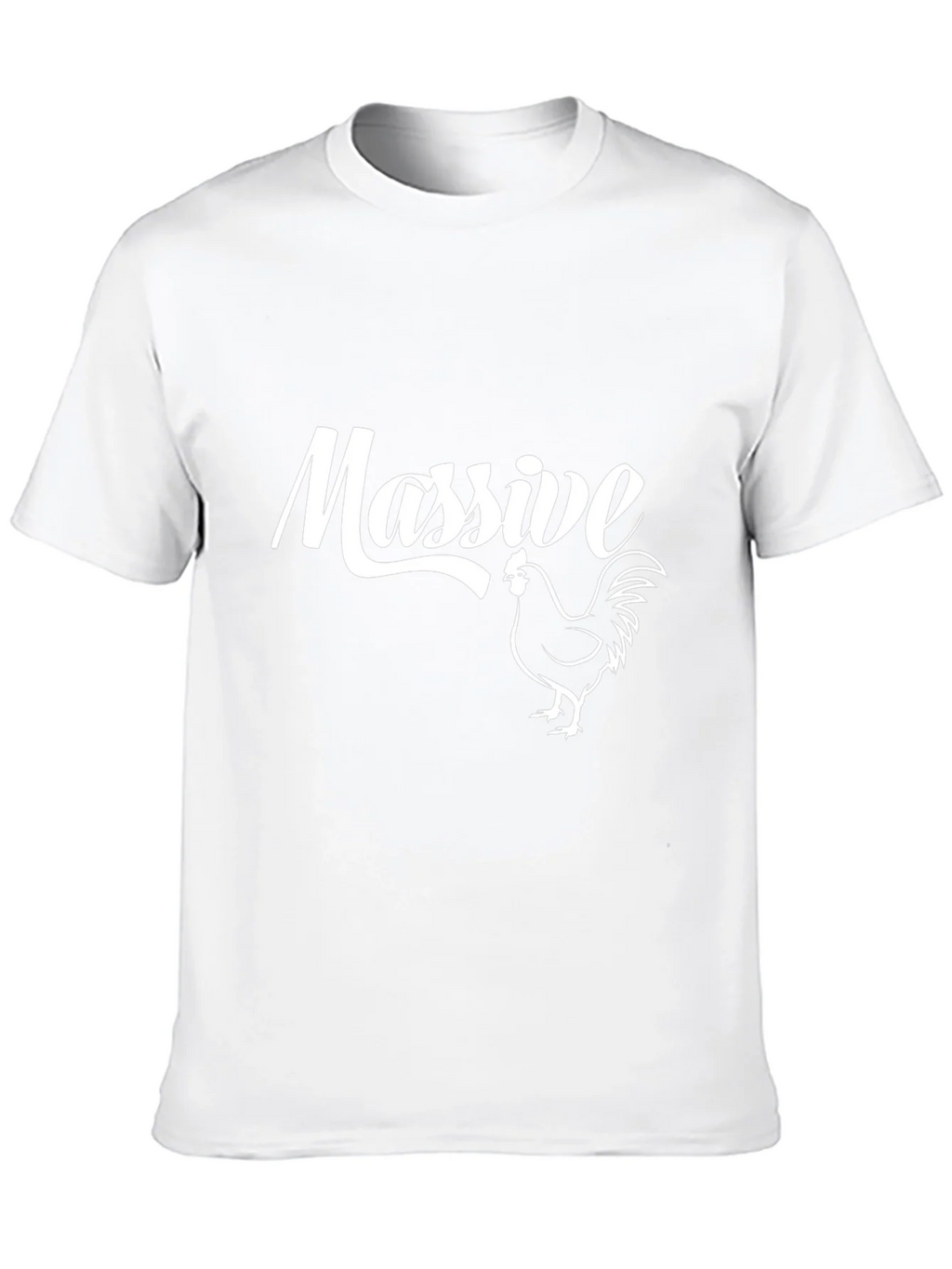 Massive Chicken Graphic T-Shirt - Casual Style