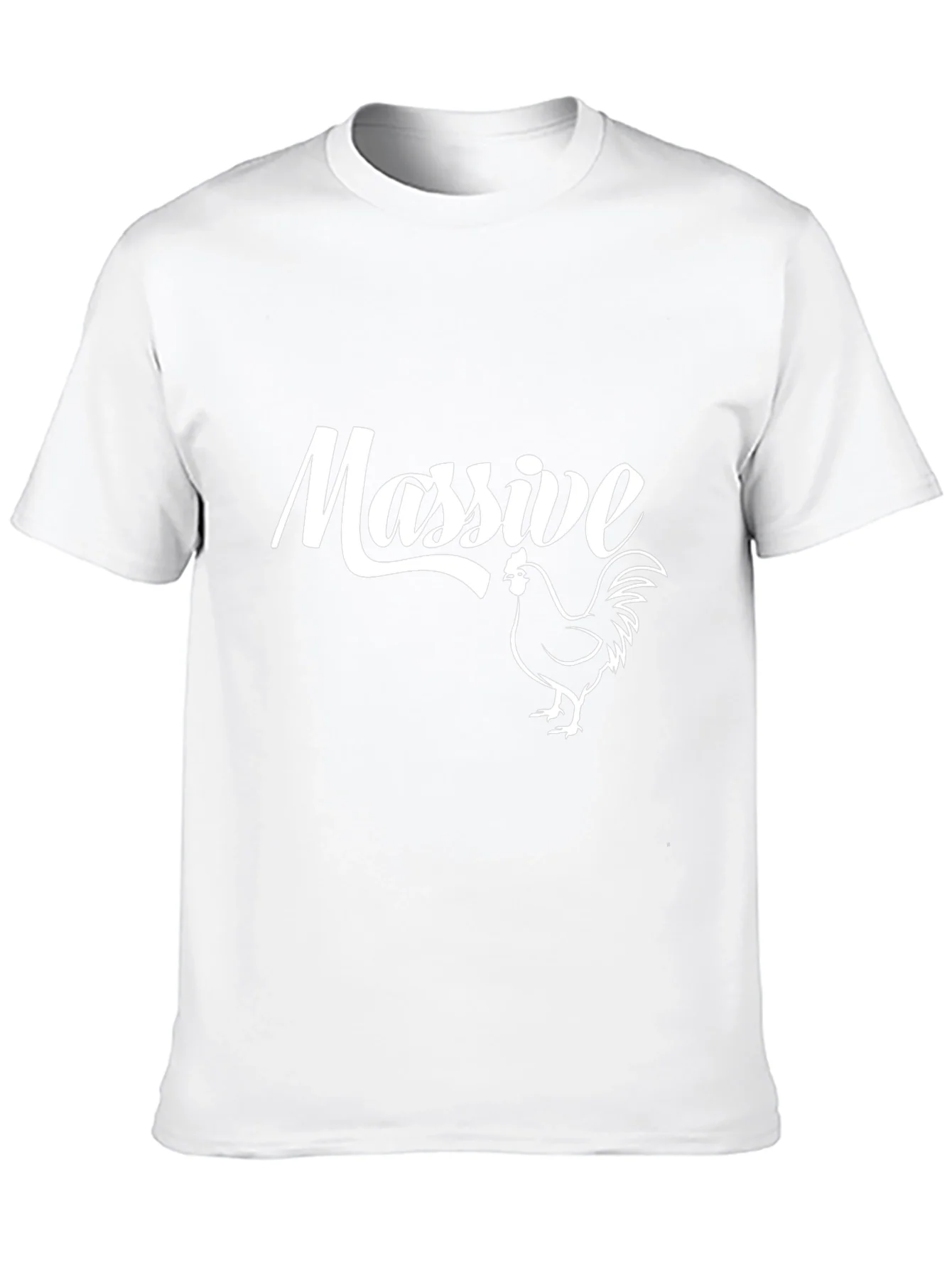 Massive Chicken Graphic T-Shirt - Casual Style