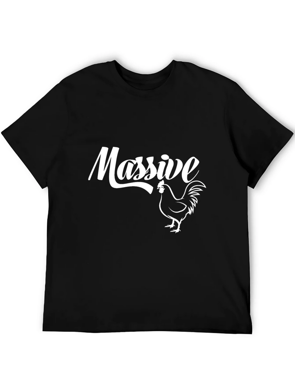Massive Chicken Graphic T-Shirt - Casual Style