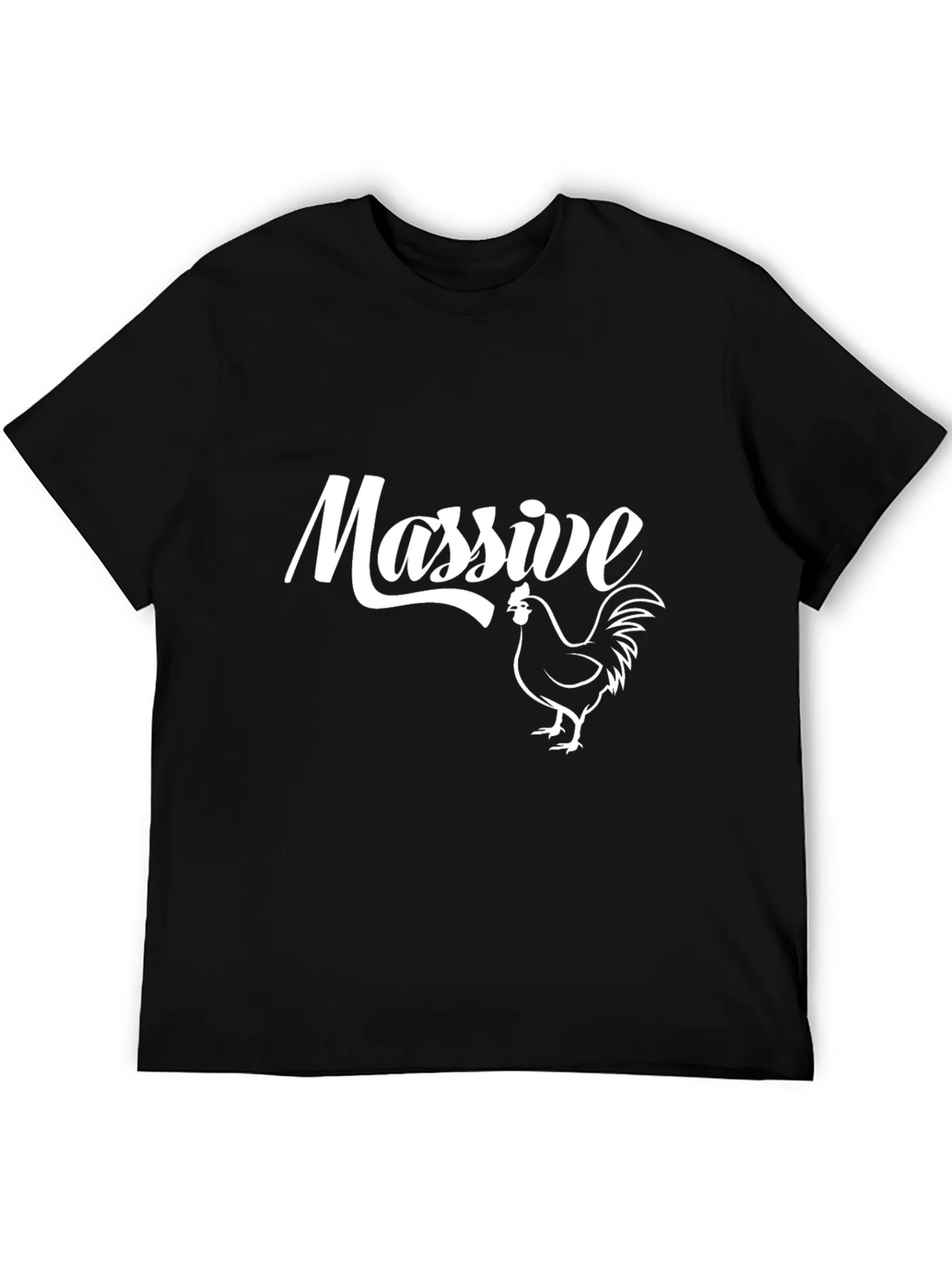Massive Chicken Graphic T-Shirt - Casual Style