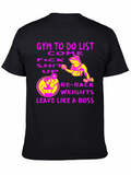 Gym To-Do List Graphic Tee