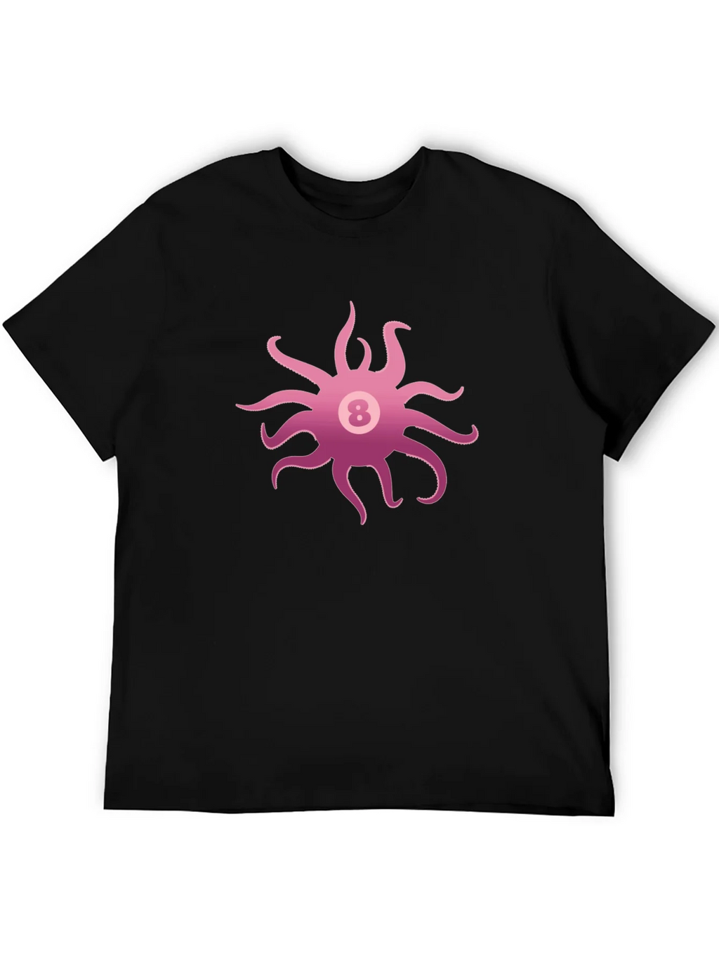 Octopus Eight Ball Graphic Tee