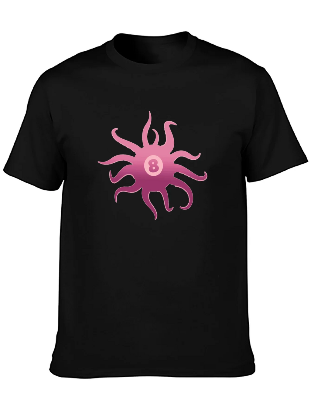 Octopus Eight Ball Graphic Tee
