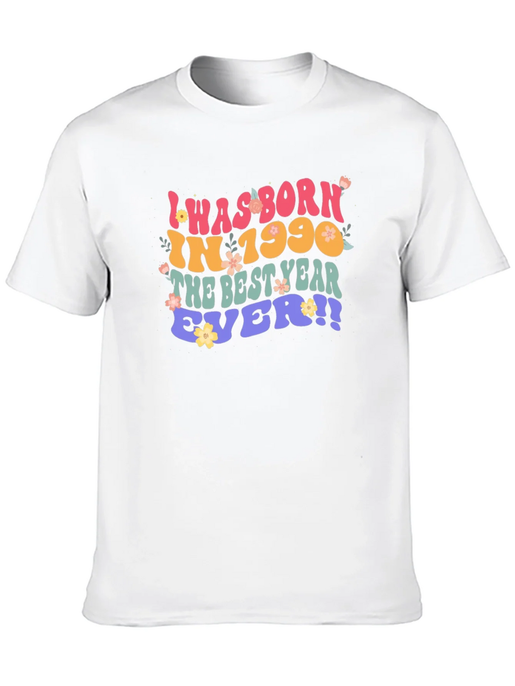 Born in 1990 Retro Style Graphic T-Shirt