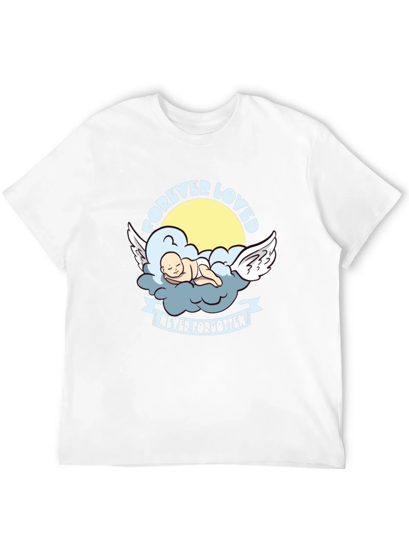 Forever Loved Baby Angel Graphic Tee