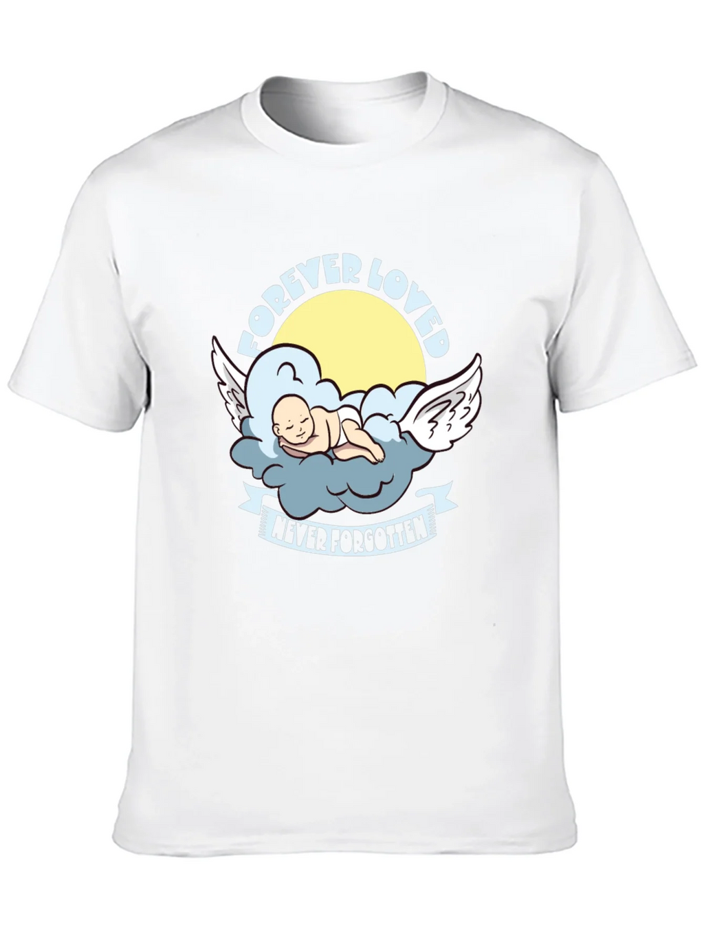 Forever Loved Baby Angel Graphic Tee