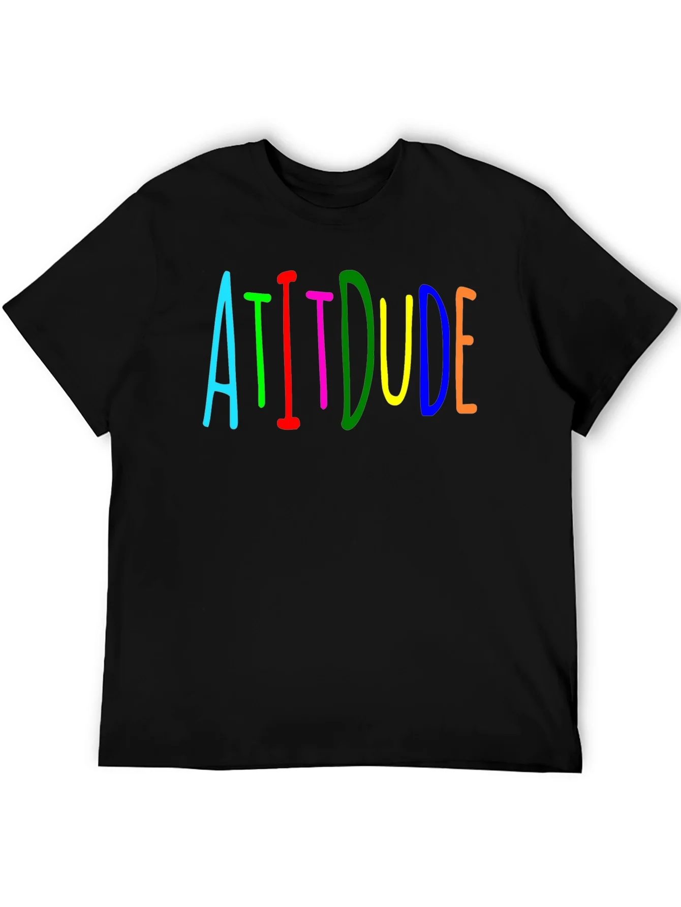 Attitude Graphic Tee - Bold Colors