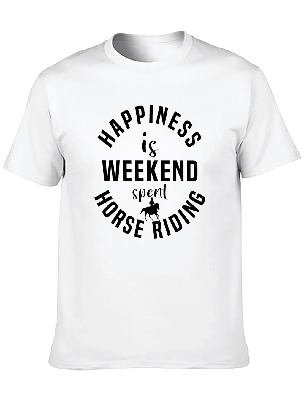Horse Riding Weekend Happiness Graphic Tee