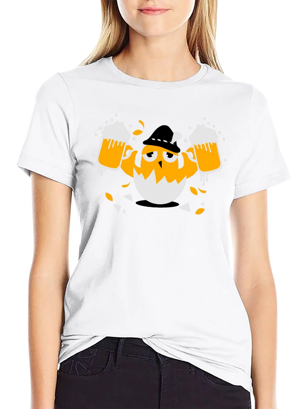 Oktoberfest Chick T-Shirt - Beer Lovers Tee