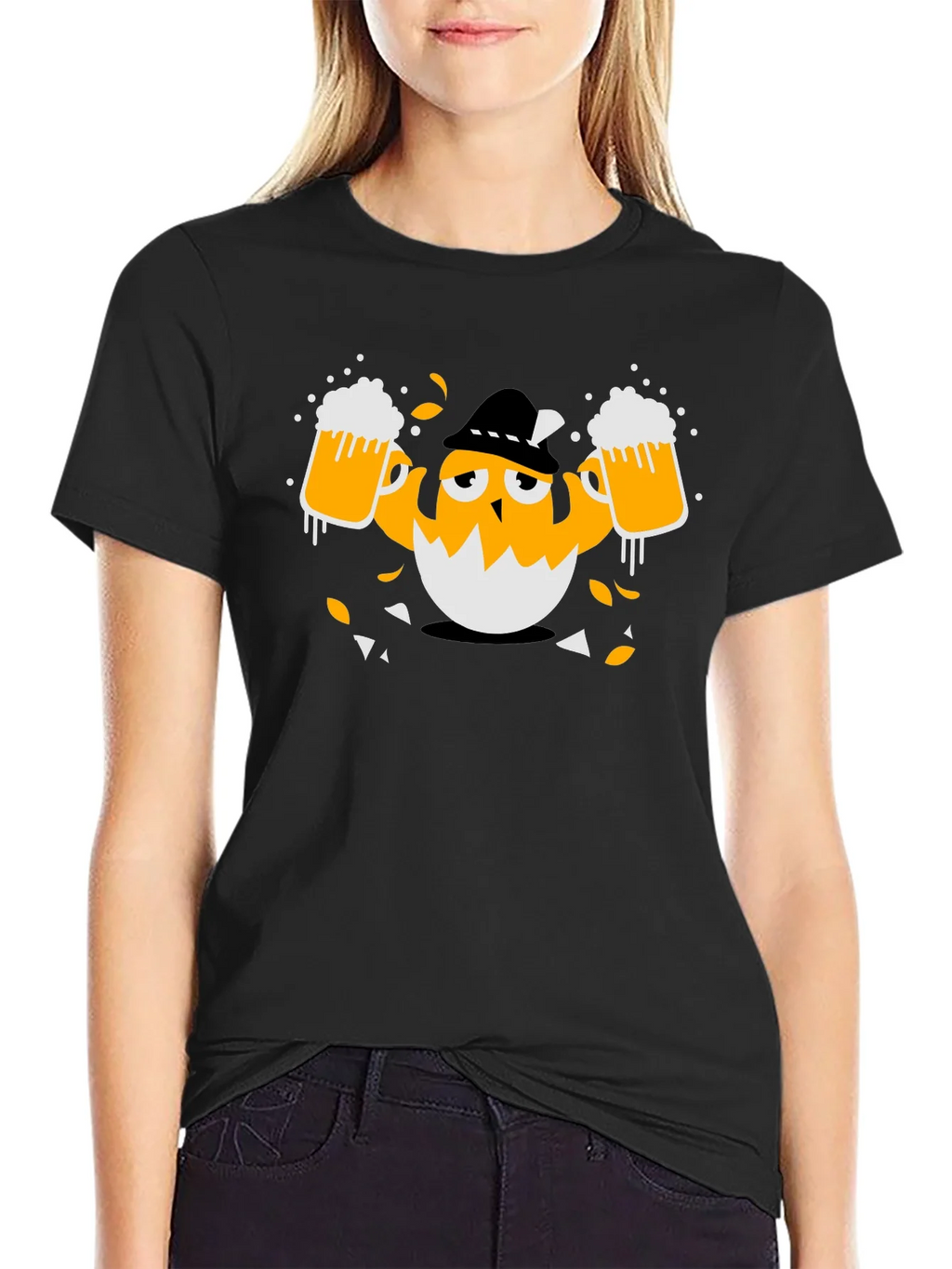 Oktoberfest Chick T-Shirt - Beer Lovers Tee
