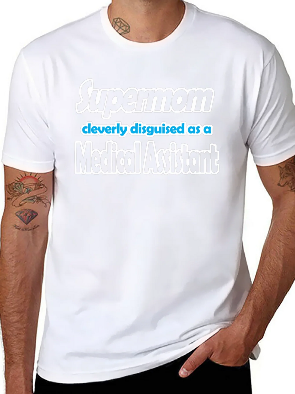 Supermom Medical Assistant T-Shirt - Black