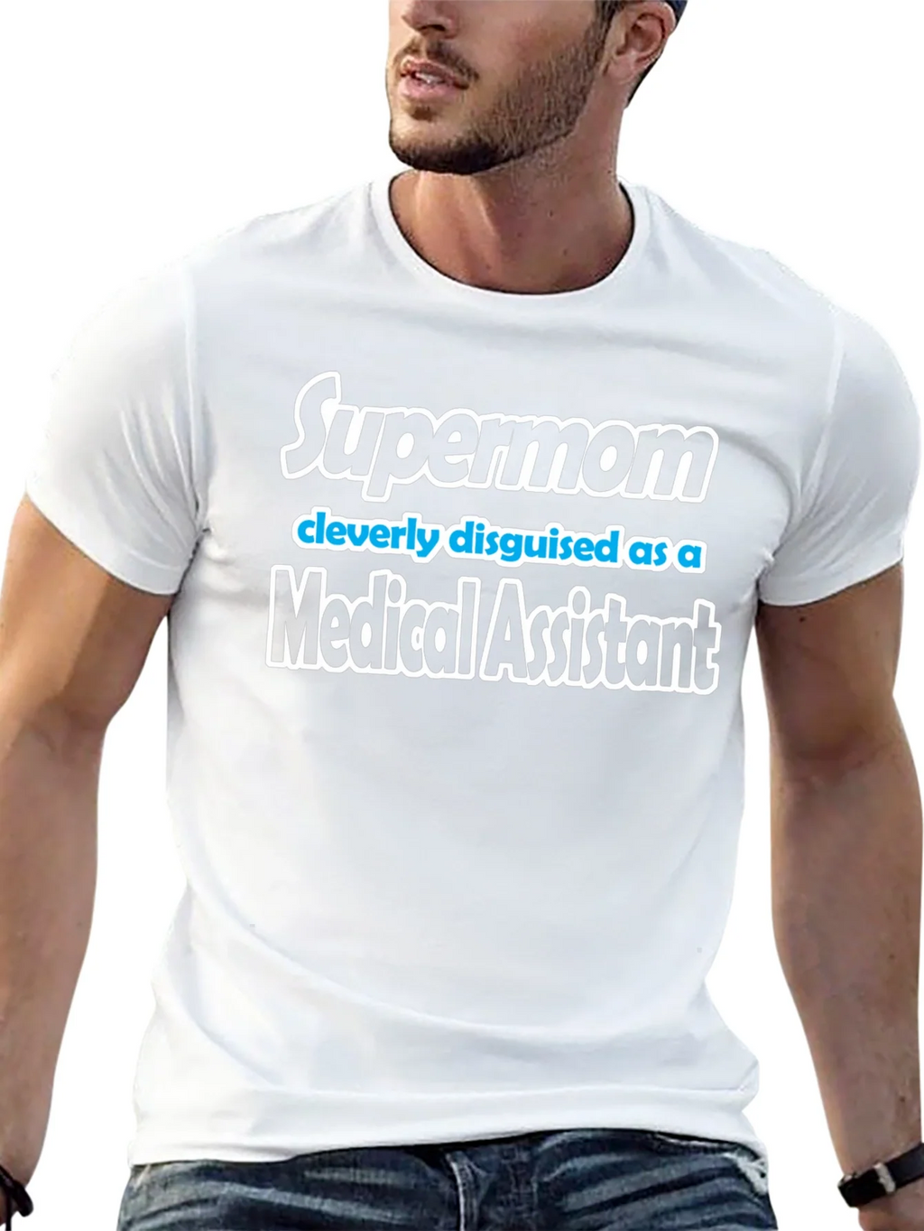 Supermom Medical Assistant T-Shirt - Black