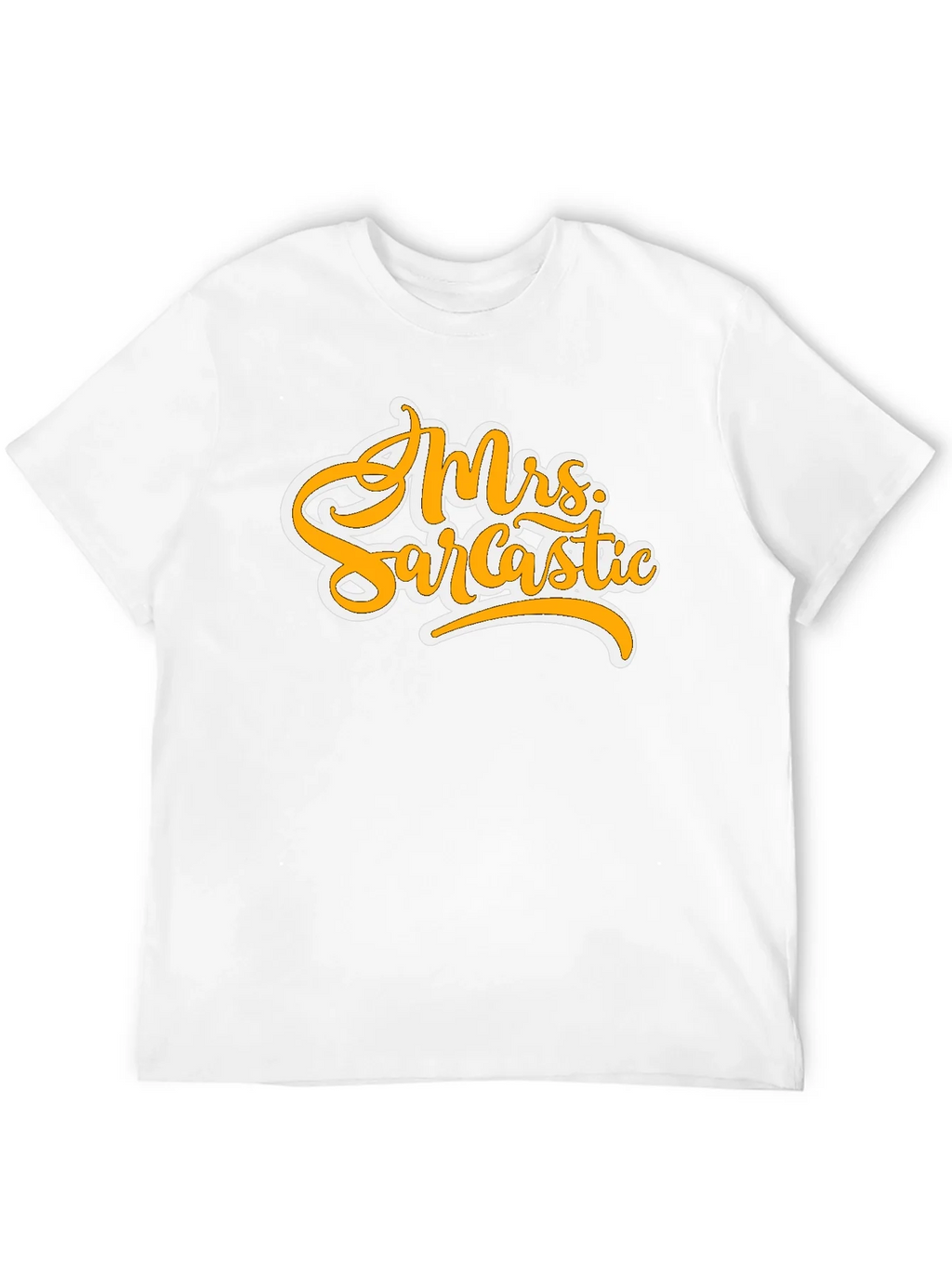 Mrs. Sarcastic Graphic T-Shirt - Black