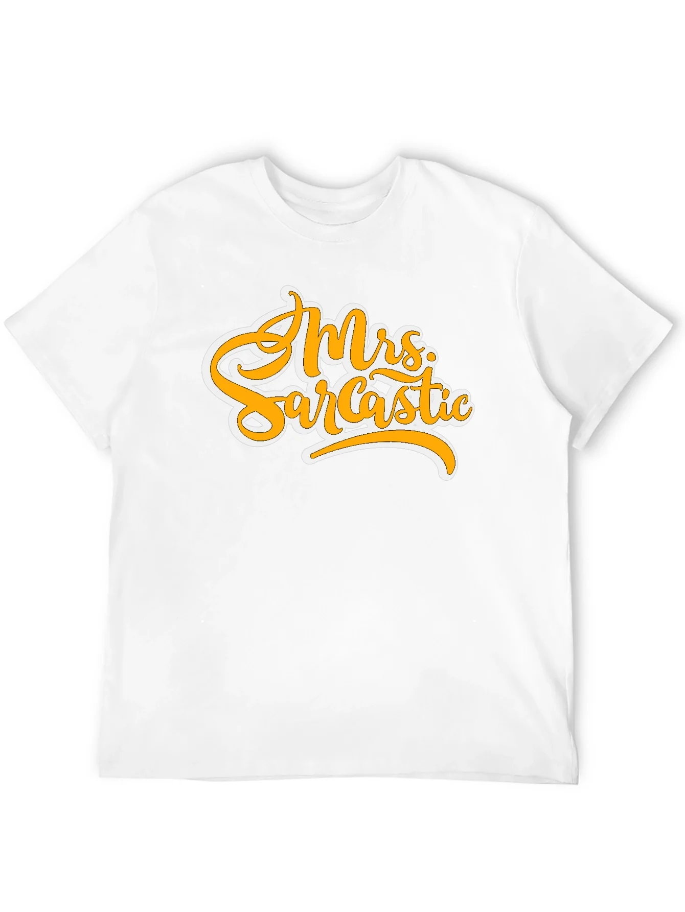 Mrs. Sarcastic Graphic T-Shirt - Black