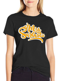 Mrs. Sarcastic Graphic T-Shirt - Black