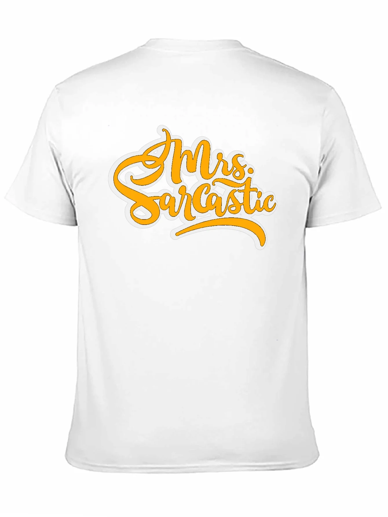 Mrs. Sarcastic Graphic T-Shirt - Black