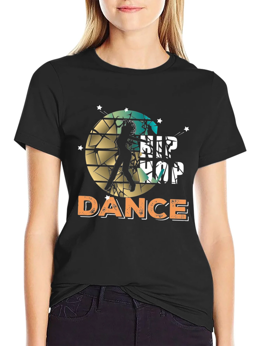 Hip Hop Dance Graphic T-Shirt - Stylish Urban Wear