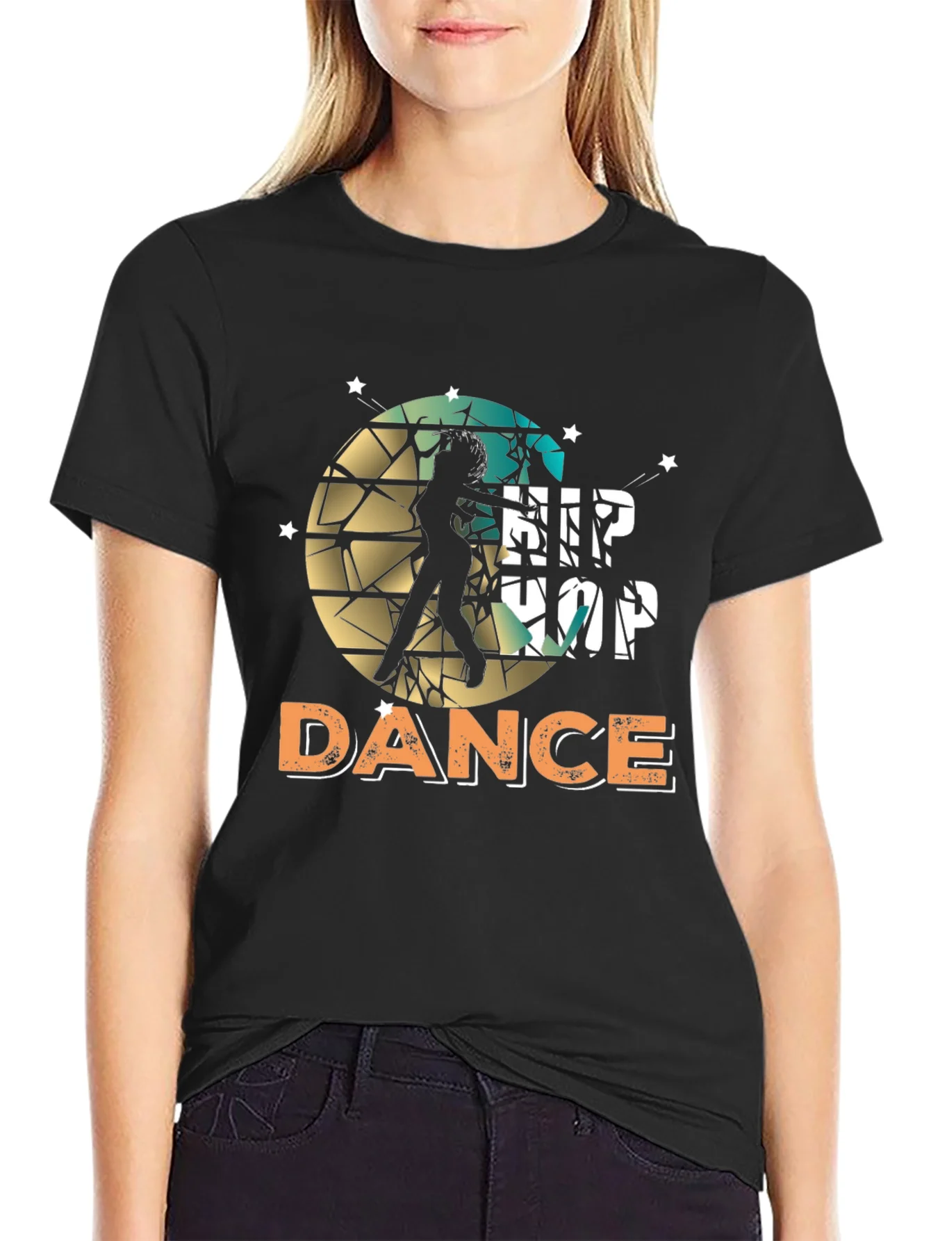 Hip Hop Dance Graphic T-Shirt - Stylish Urban Wear