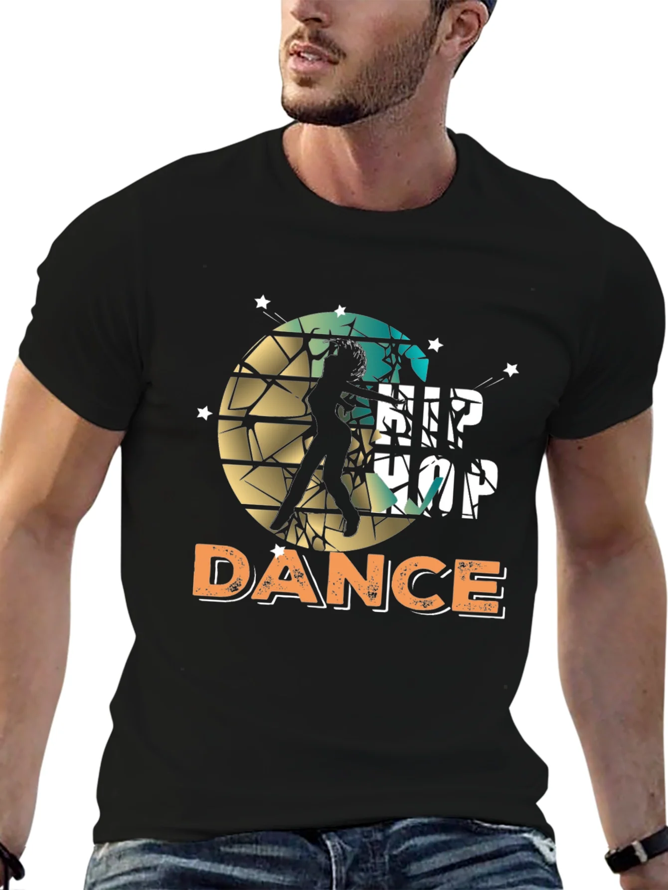 Hip Hop Dance Graphic T-Shirt - Stylish Urban Wear