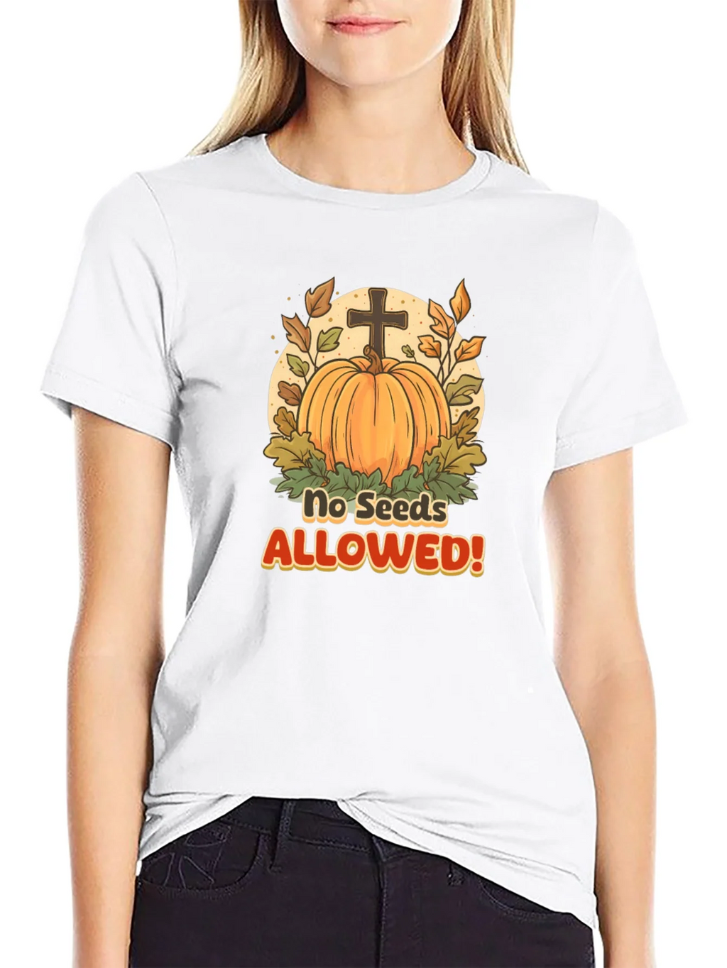 No Seeds Allowed Pumpkin T-Shirt