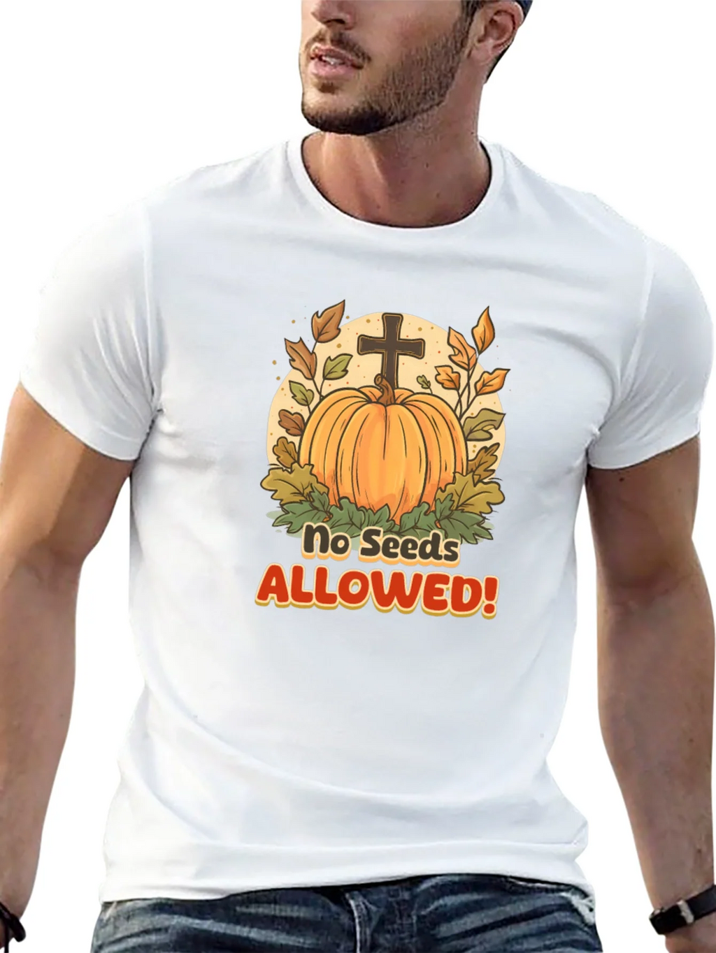 No Seeds Allowed Pumpkin T-Shirt