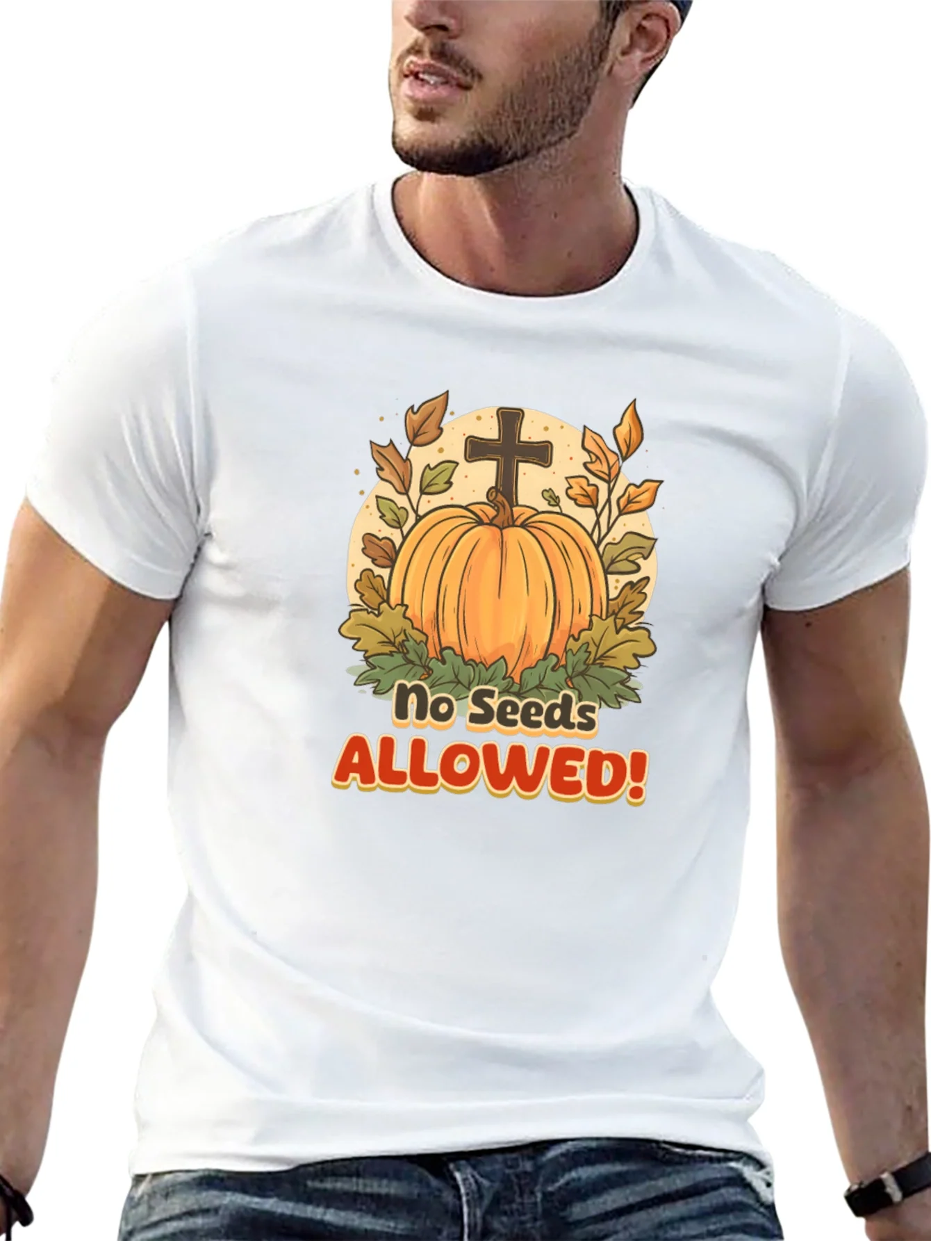 No Seeds Allowed Pumpkin T-Shirt