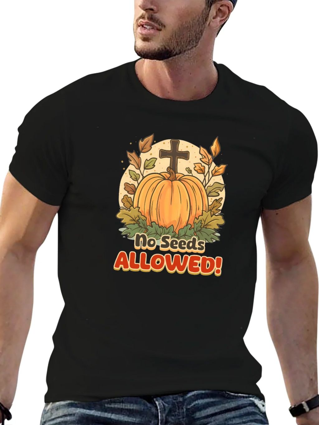 No Seeds Allowed Pumpkin T-Shirt