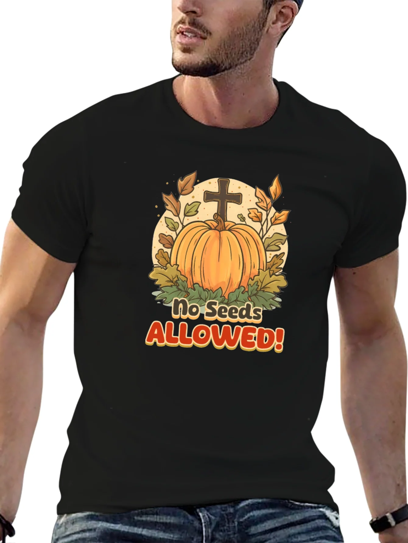 No Seeds Allowed Pumpkin T-Shirt