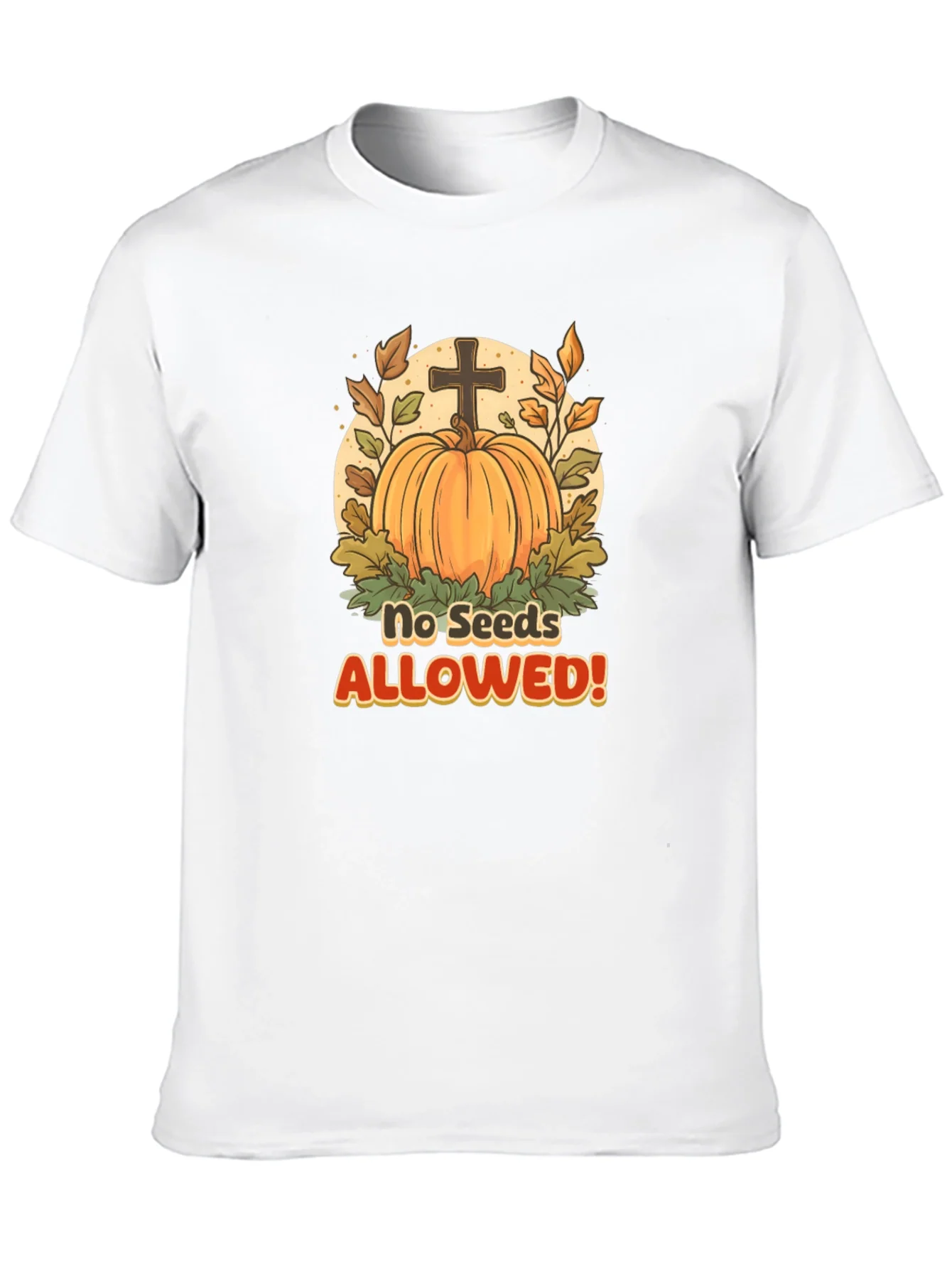 No Seeds Allowed Pumpkin T-Shirt