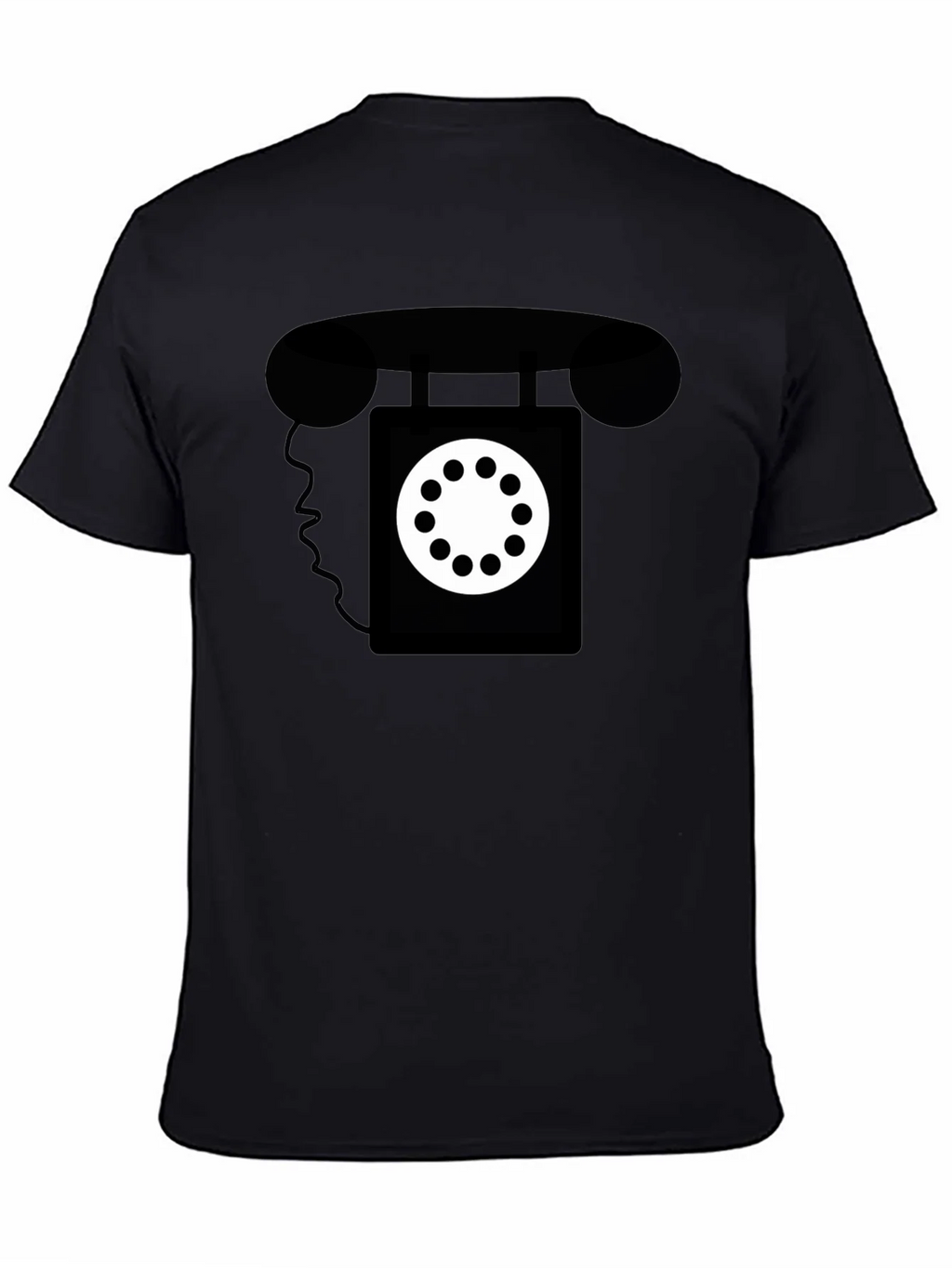 Retro Rotary Phone Graphic Tee - Classic Style