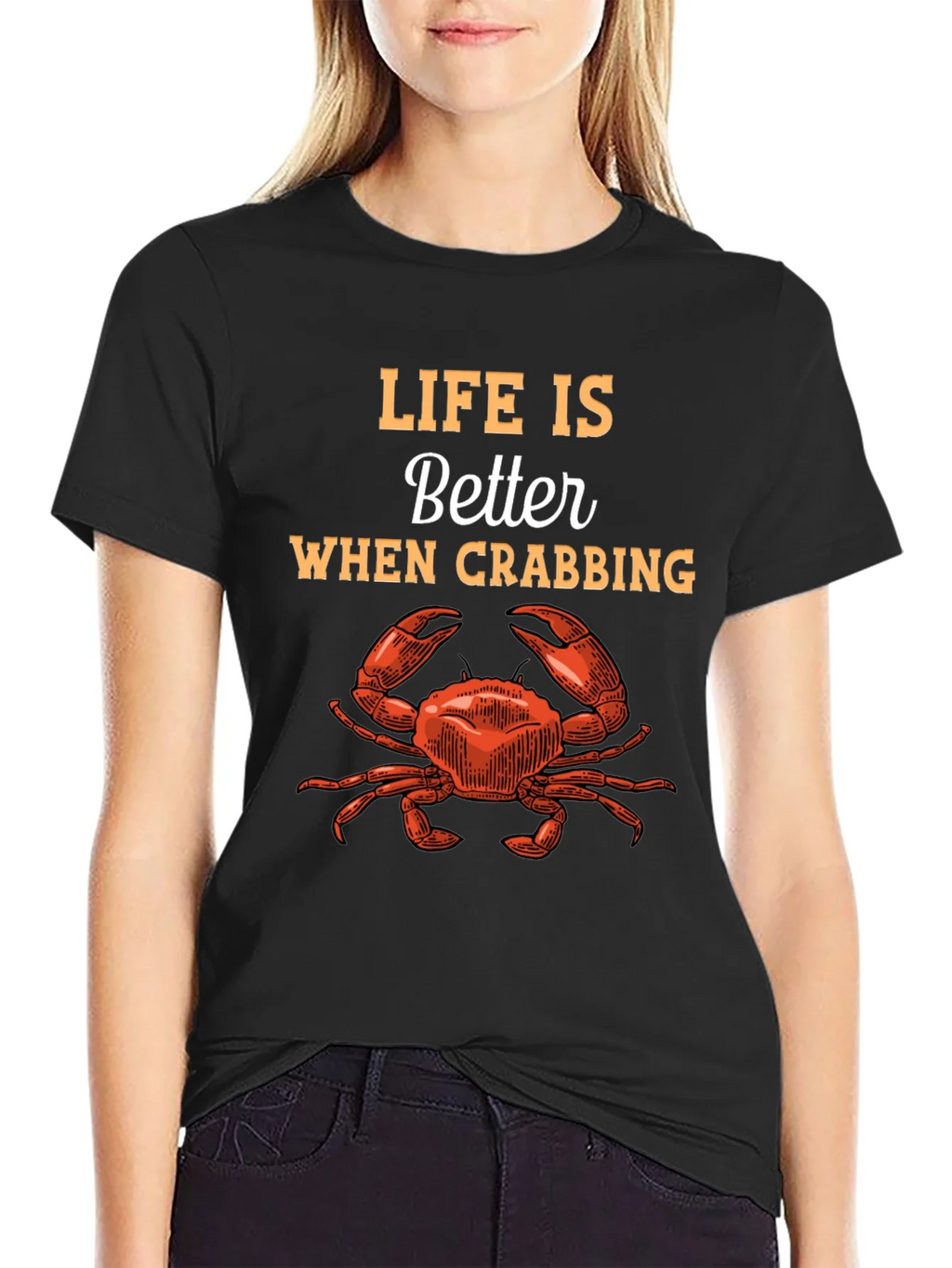 Life is Better When Crabbing Graphic Tee