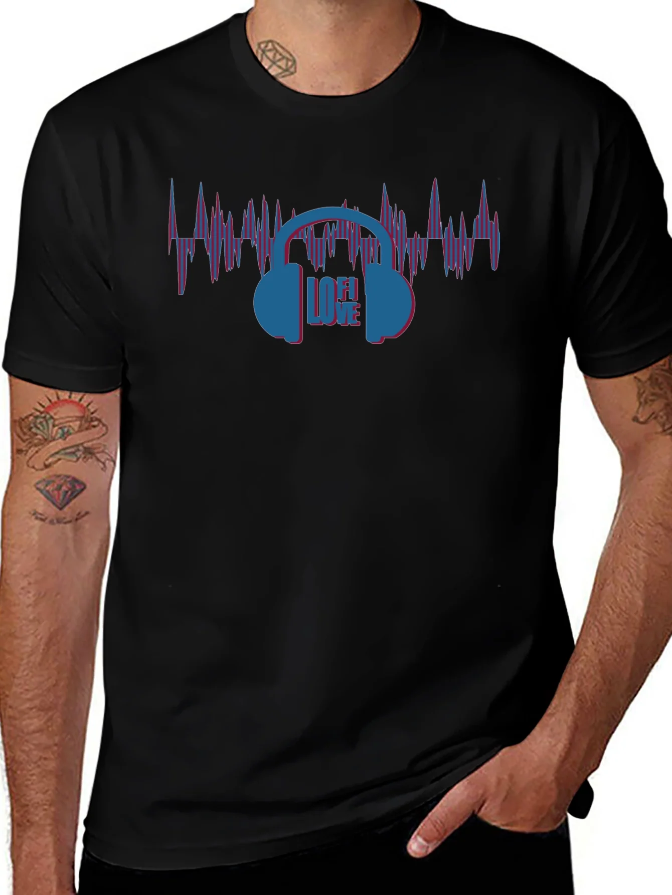 LOFI LOVE Graphic Tee - Music Lover Shirt