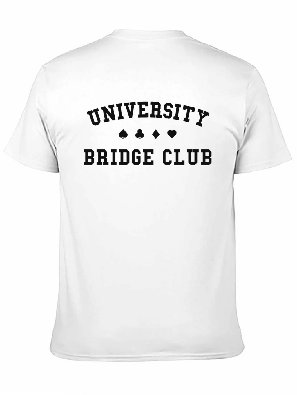 University Bridge Club Black T-Shirt