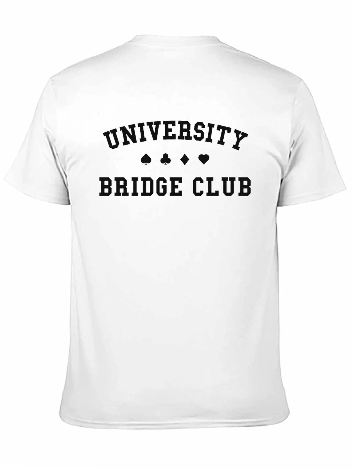 University Bridge Club Black T-Shirt