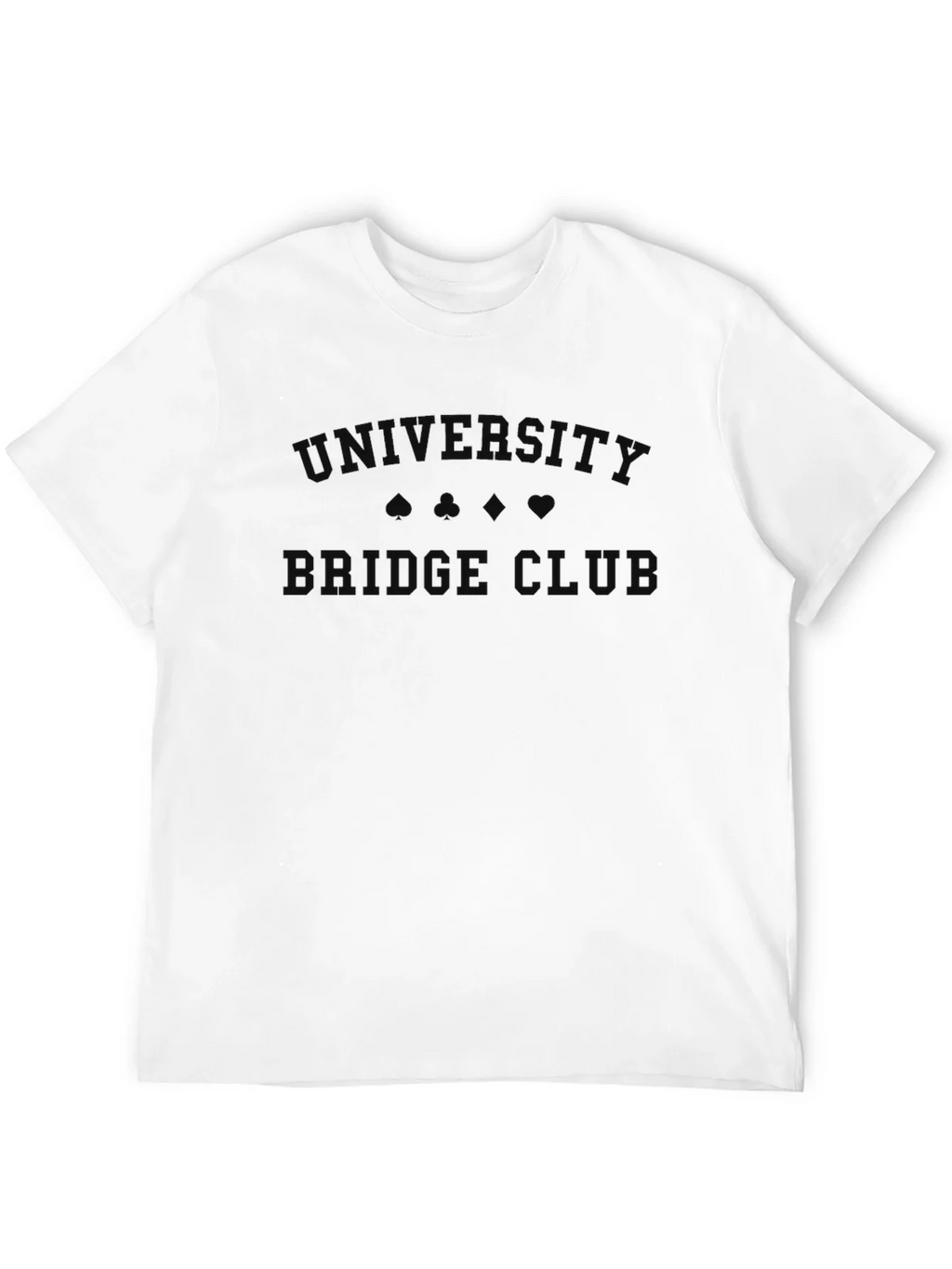 University Bridge Club Black T-Shirt
