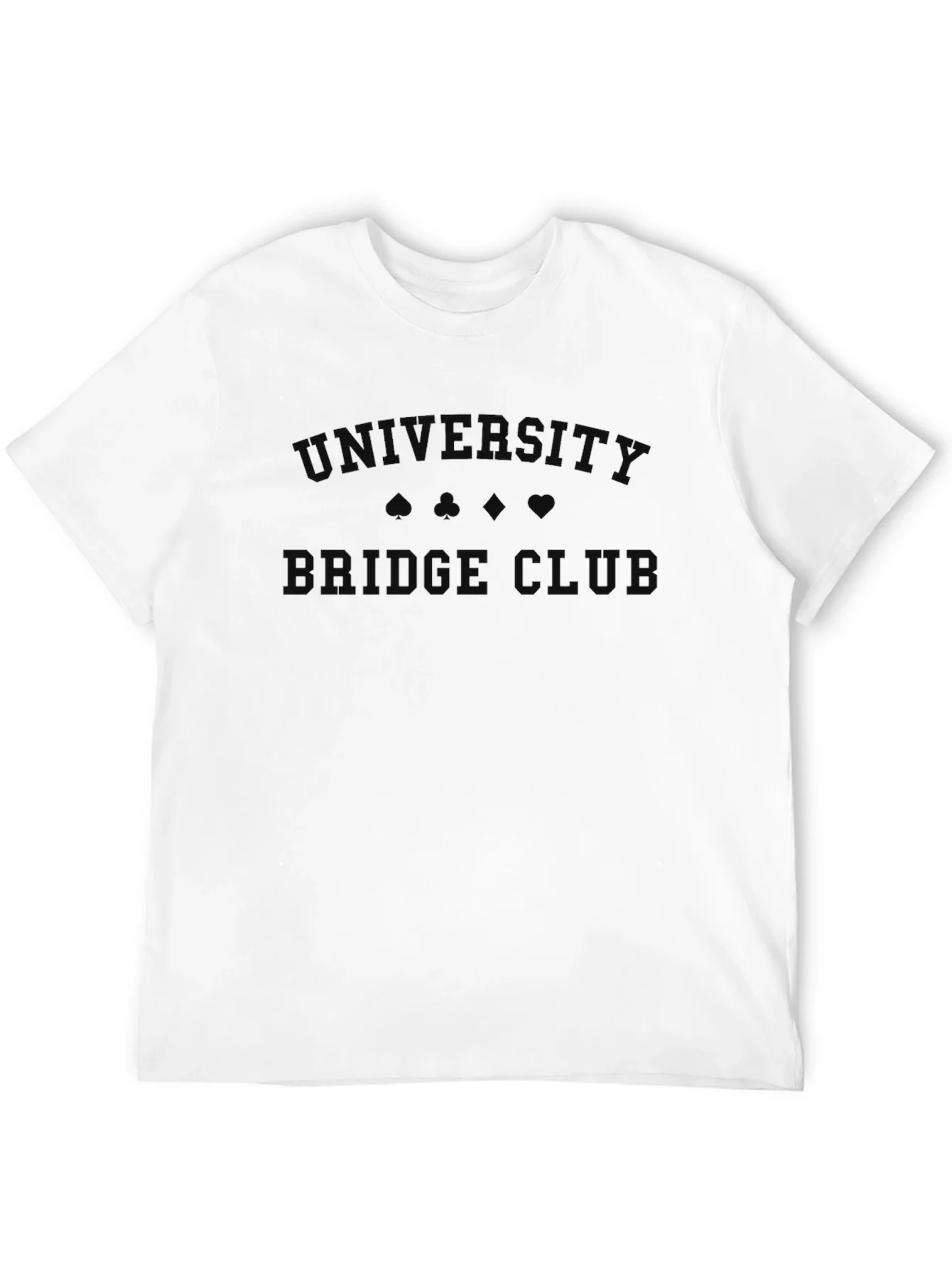 University Bridge Club Black T-Shirt