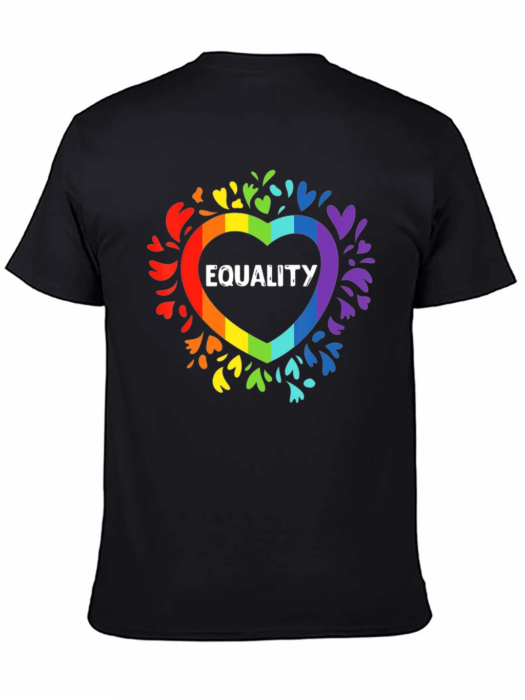Equality Rainbow Heart T-Shirt LGBTQ+ Pride