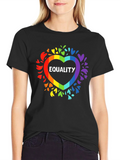 Equality Rainbow Heart T-Shirt LGBTQ+ Pride