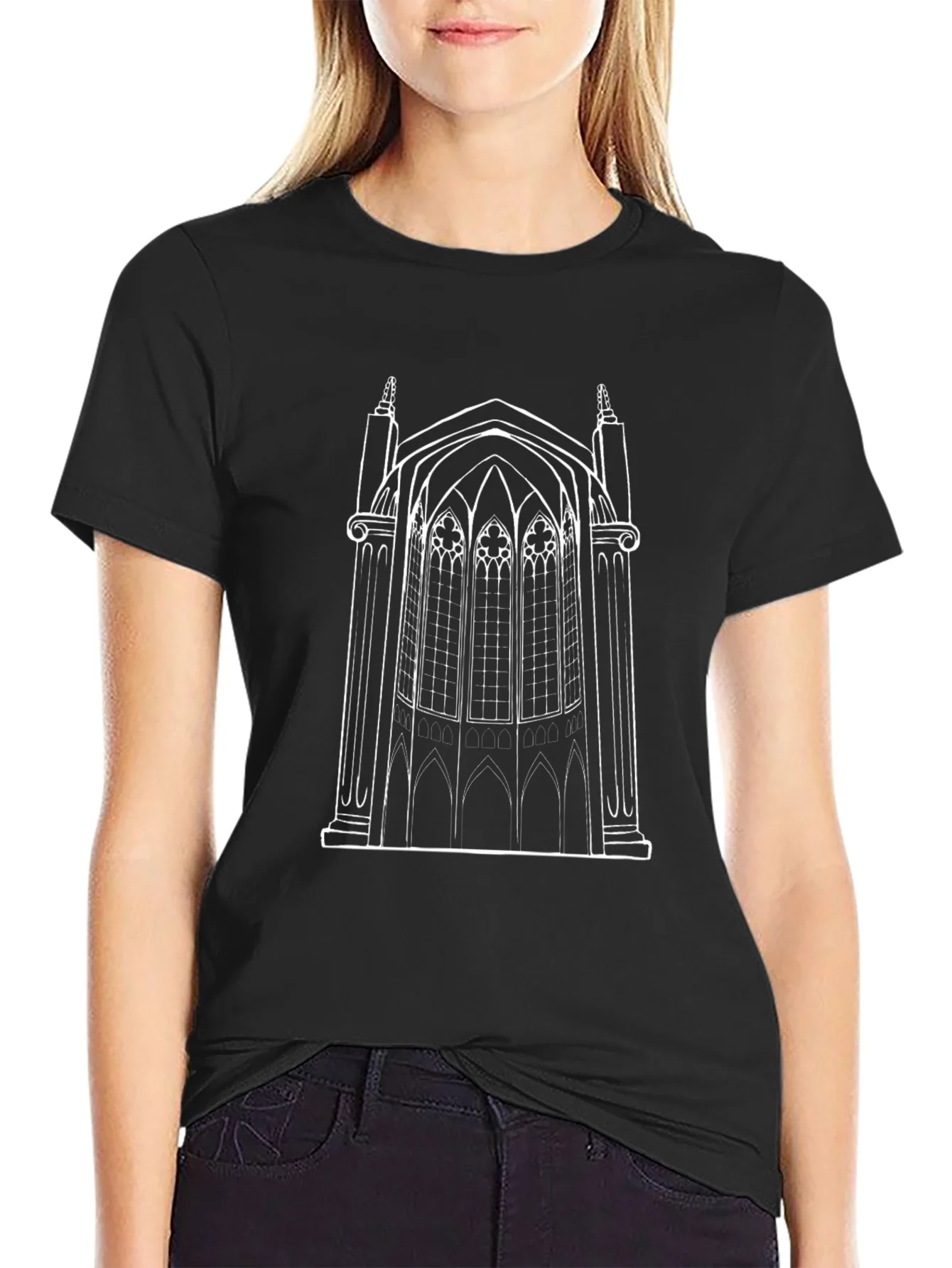 Architectural Gothic T-Shirt - Stylish & Unique