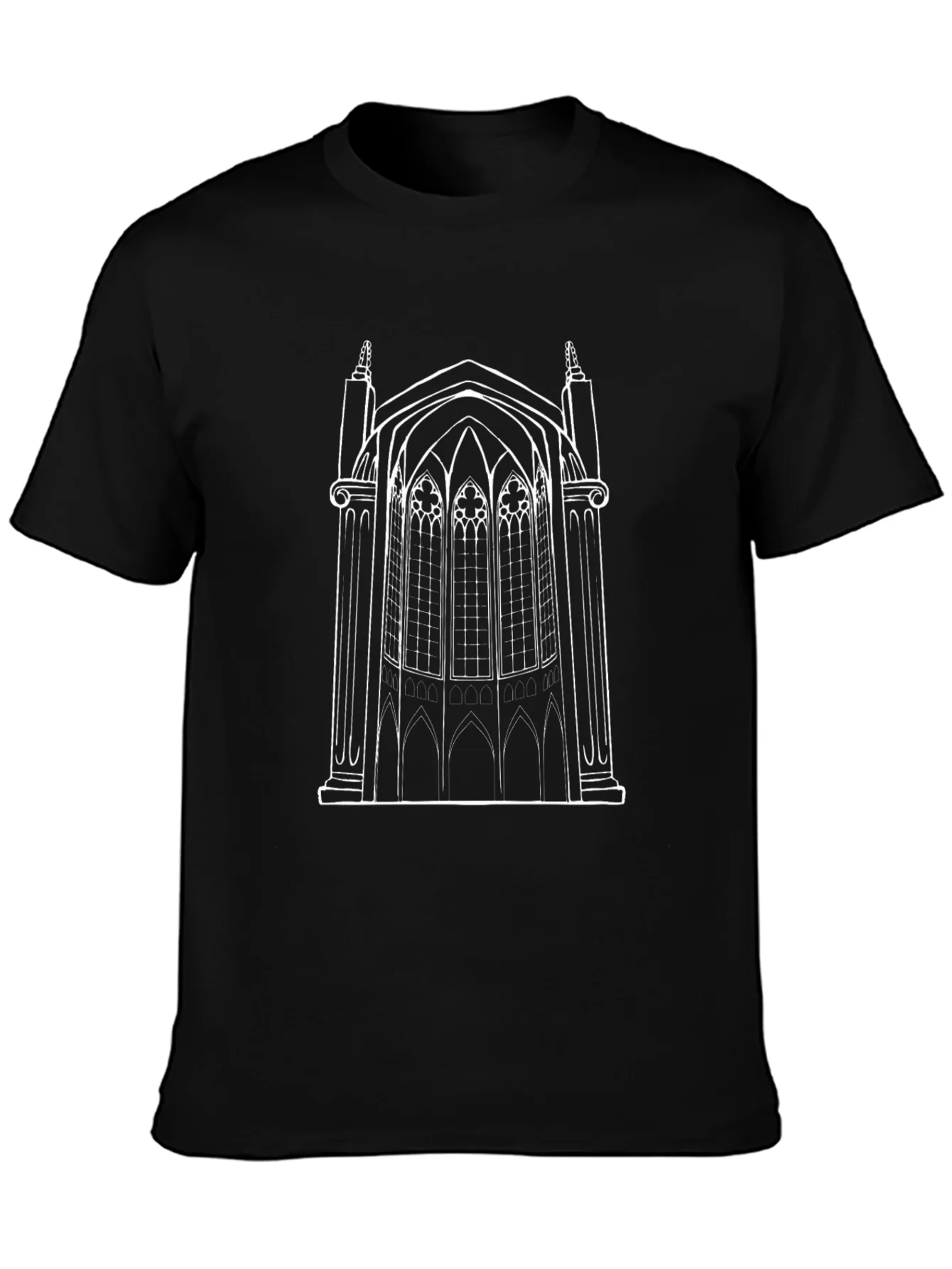 Architectural Gothic T-Shirt - Stylish & Unique